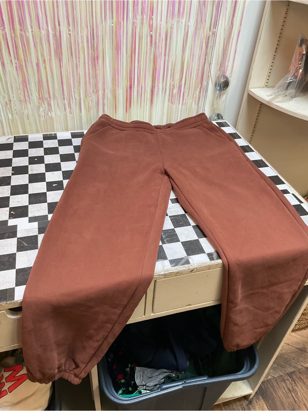 PARKE Women's Rust Brown Jogger Pants - Cozy Track Joggers